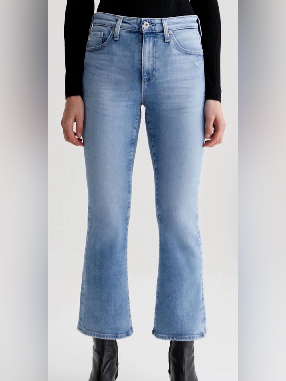 AG Farrah Mid-Rise Boot Crop Jeans | Verona | Size 27